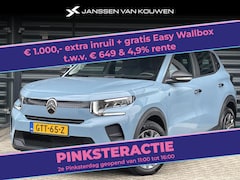 Citroën ë-C3 - You 113pk 44 kWh direct leverbaar Smartphone station