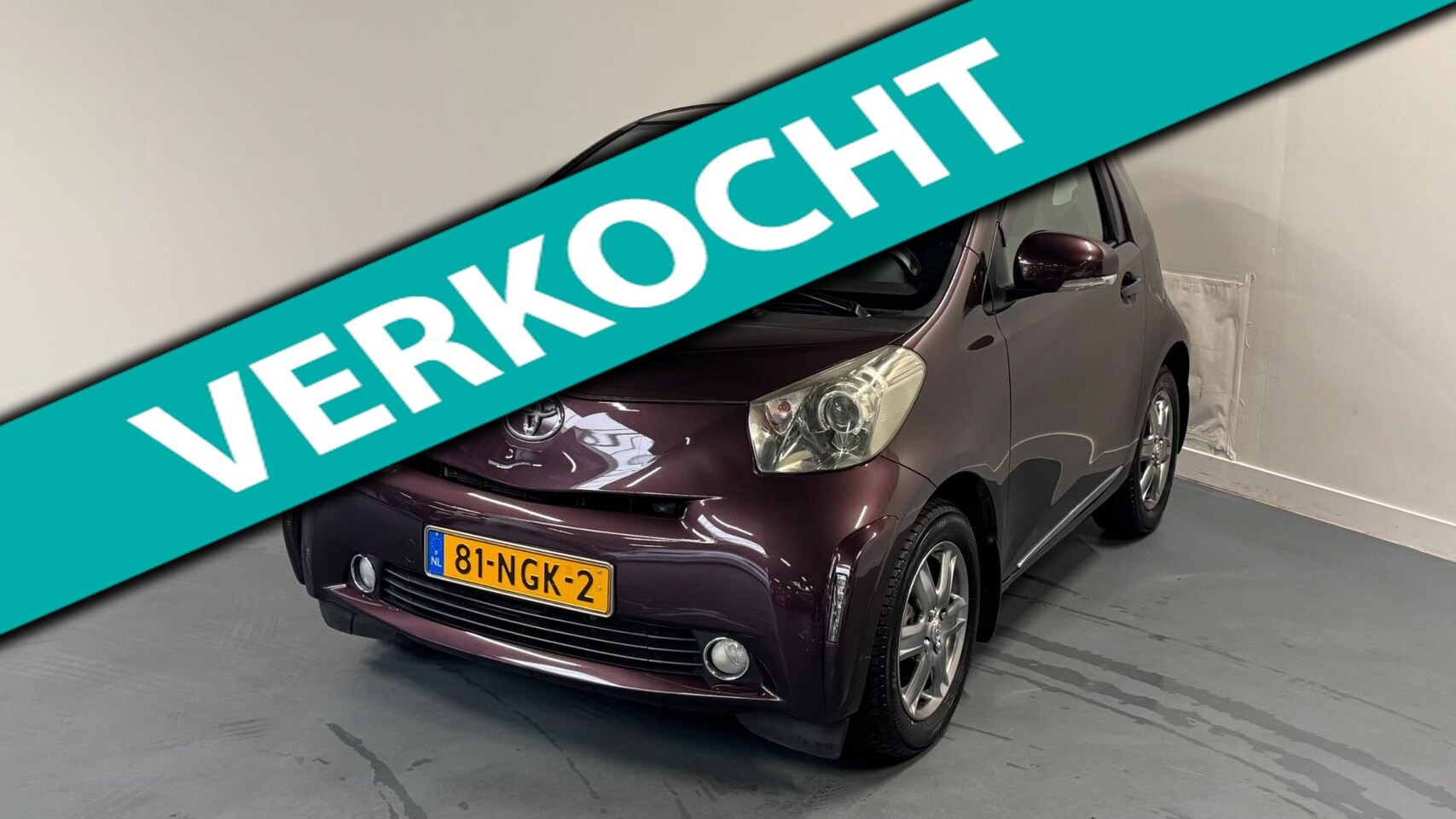 Toyota iQ - 1.0 VVTi Aspiration | NL-AUTO | CRUISE | PARKEERSEN. | KEYLESS ENTRY + GO | - AutoWereld.nl