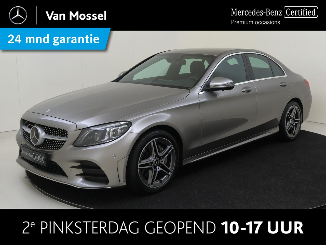 Mercedes-Benz C-klasse - 180 AMG-Line / Stoelverwarming / 360Graden-Camera / Rij-Assistentie / Apple-Carplay / Mult - AutoWereld.nl
