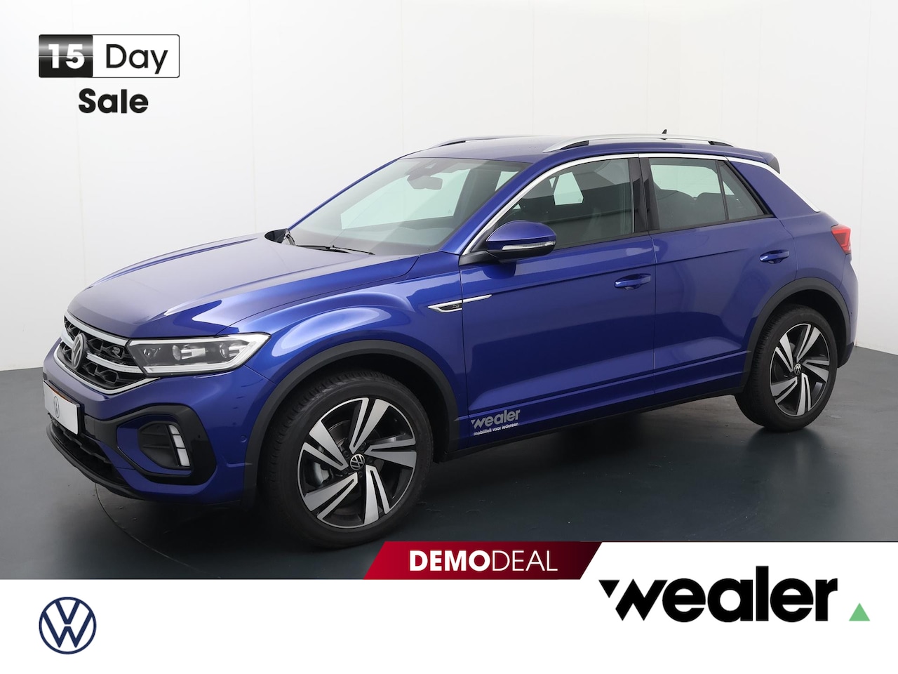 Volkswagen T-Roc - 1.5 TSI 150pk DSG R-Line Business | R-Line Topsport stoelen | Dodehoeksensor | - AutoWereld.nl