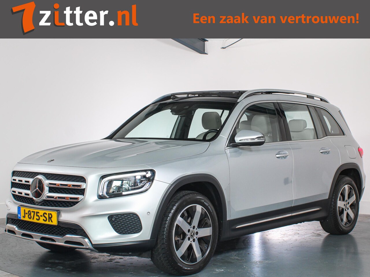 Mercedes-Benz GLB - 200 Business Solution Luxury 7-Persoons, Panoramadak, Leder, Burmester, Memory, LED, Apple - AutoWereld.nl