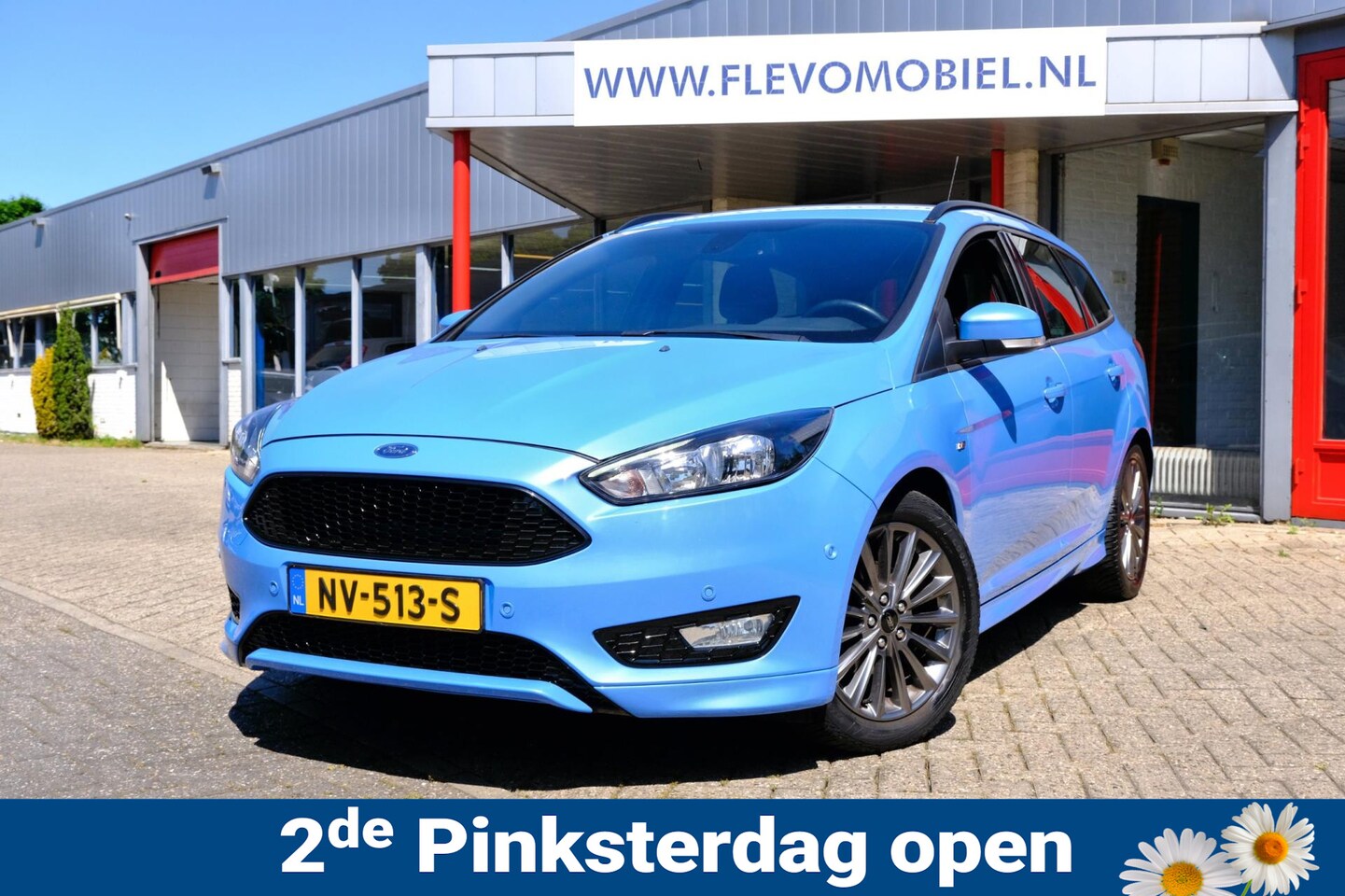 Ford Focus Wagon - 1.0 ST-Line Navi|Clima|LMV|PDC - AutoWereld.nl
