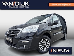 Peugeot Partner - 120 1.6 BlueHDi 100 L1 Première ✓LED DRL ✓Navigatie ✓Climate ✓Cruise ✓Schuifdeur Rechts ✓A