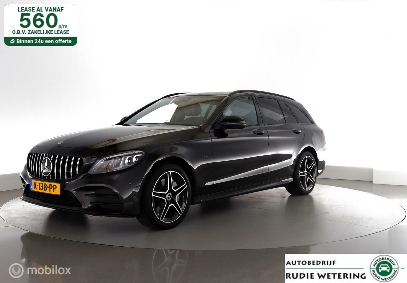 Mercedes-Benz C-klasse Estate - 300 e 320PK Business Solution AMG Limited trekhaak|pano|led|cam|nav|dab|ecc|lmv18 - AutoWereld.nl
