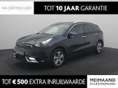 Kia Niro - 1.6 GDi Hybrid DynamicPlusLine Leder | Stoelverwarming | Trekhaak | Keyless | Camera | Nav