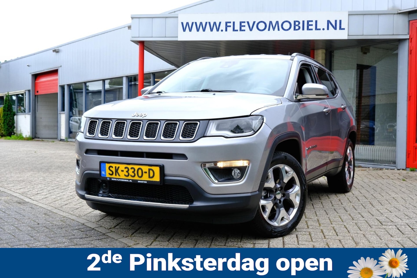 Jeep Compass - 1.4 170pk MultiAir Limited 4x4 Aut. Leder|Adapt.Cruise|Clima|LMV - AutoWereld.nl