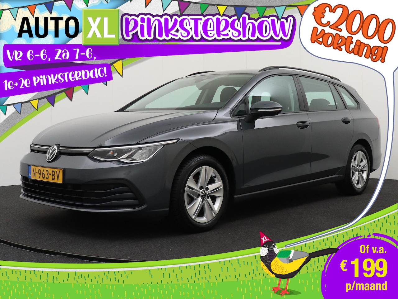 Volkswagen Golf Variant - 1.0 TSI Business Trekhaak Carplay Adapt. Cruise LED 2 - AutoWereld.nl