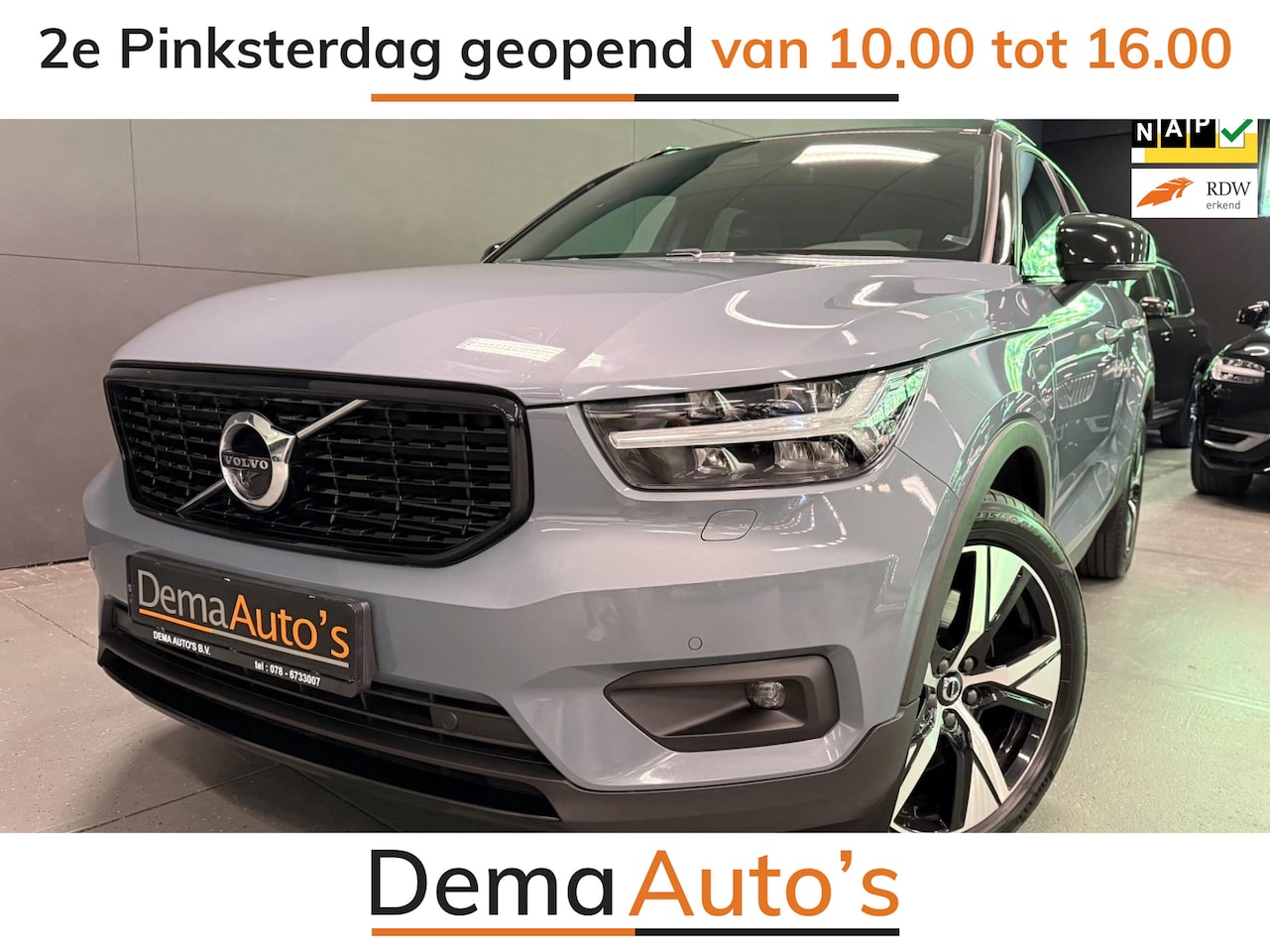 Volvo XC40 - 1.5 T5 Recharge R-Design 264PK NAVI/DAB/H-KARDON/STOEL-M/LEDER/// - AutoWereld.nl