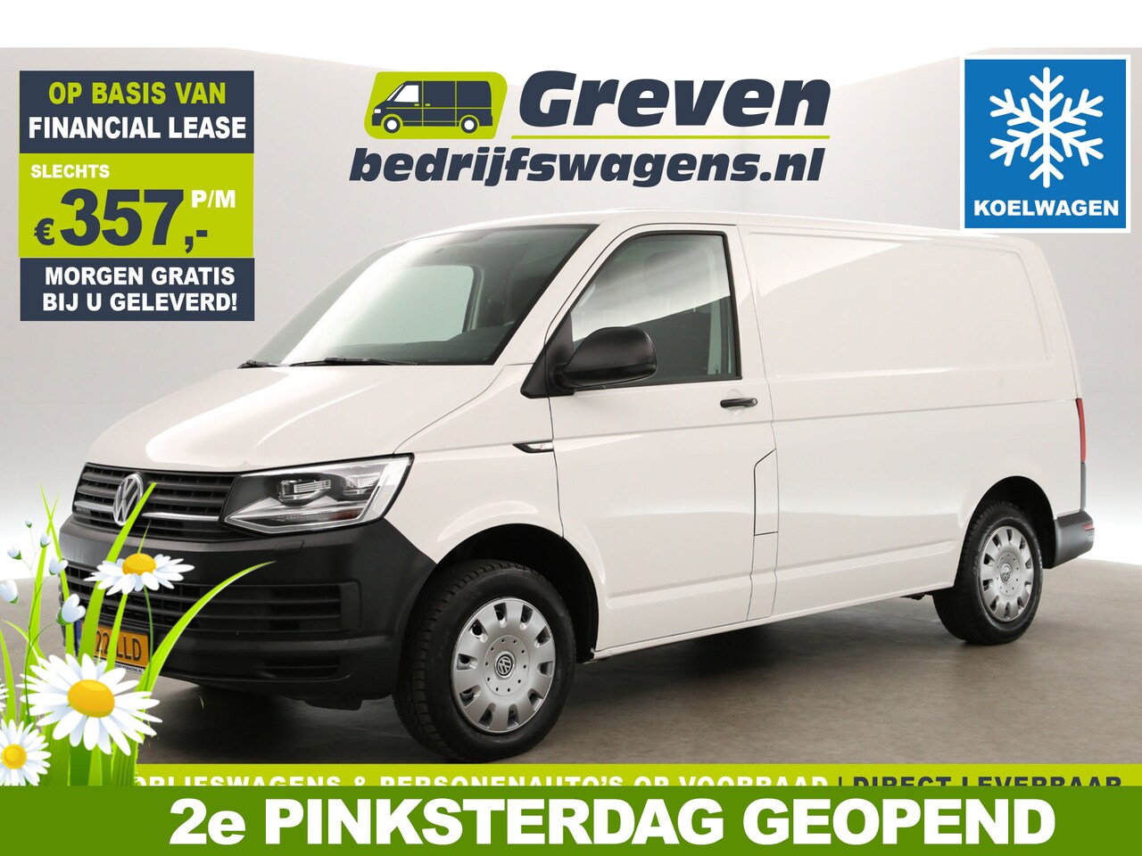Volkswagen Transporter - 2.0 TDI 150PK L1H1 | NACHTKOELING | Koelwagen DSG Automaat Airco Camera Koelauto 3 Persoon - AutoWereld.nl