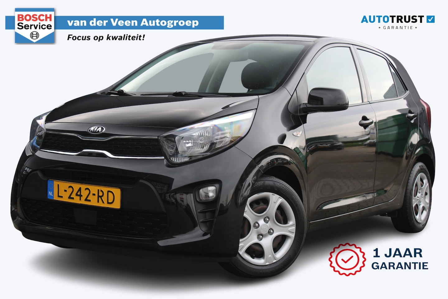 Kia Picanto - 1.0 DPi ComfortLine | Automaat | incl. 12 maanden garantie | Cruise control | Airco | Blue - AutoWereld.nl