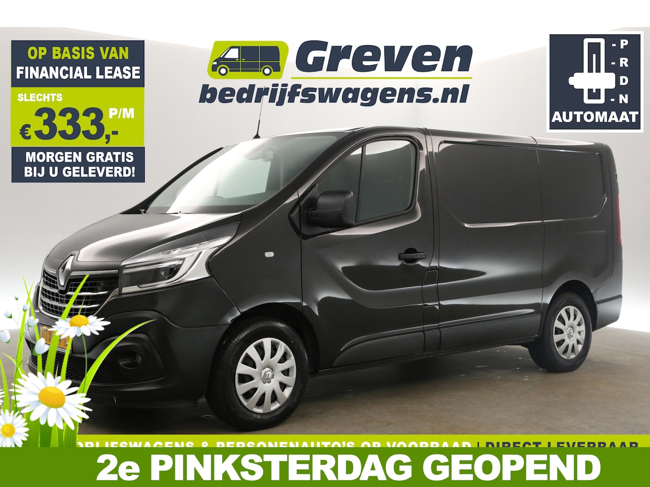 Renault Trafic - 2.0 dCi T29 L1H1 146PK Automaat Airco LED Camera PDC 3 Persoons Elektrpakket - AutoWereld.nl