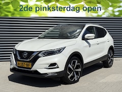 Nissan Qashqai - 1.3 DIG-T Tekna 141PK Pano/360Camera/Leder 2e Pinksterdag open van 12uur tot 16uur