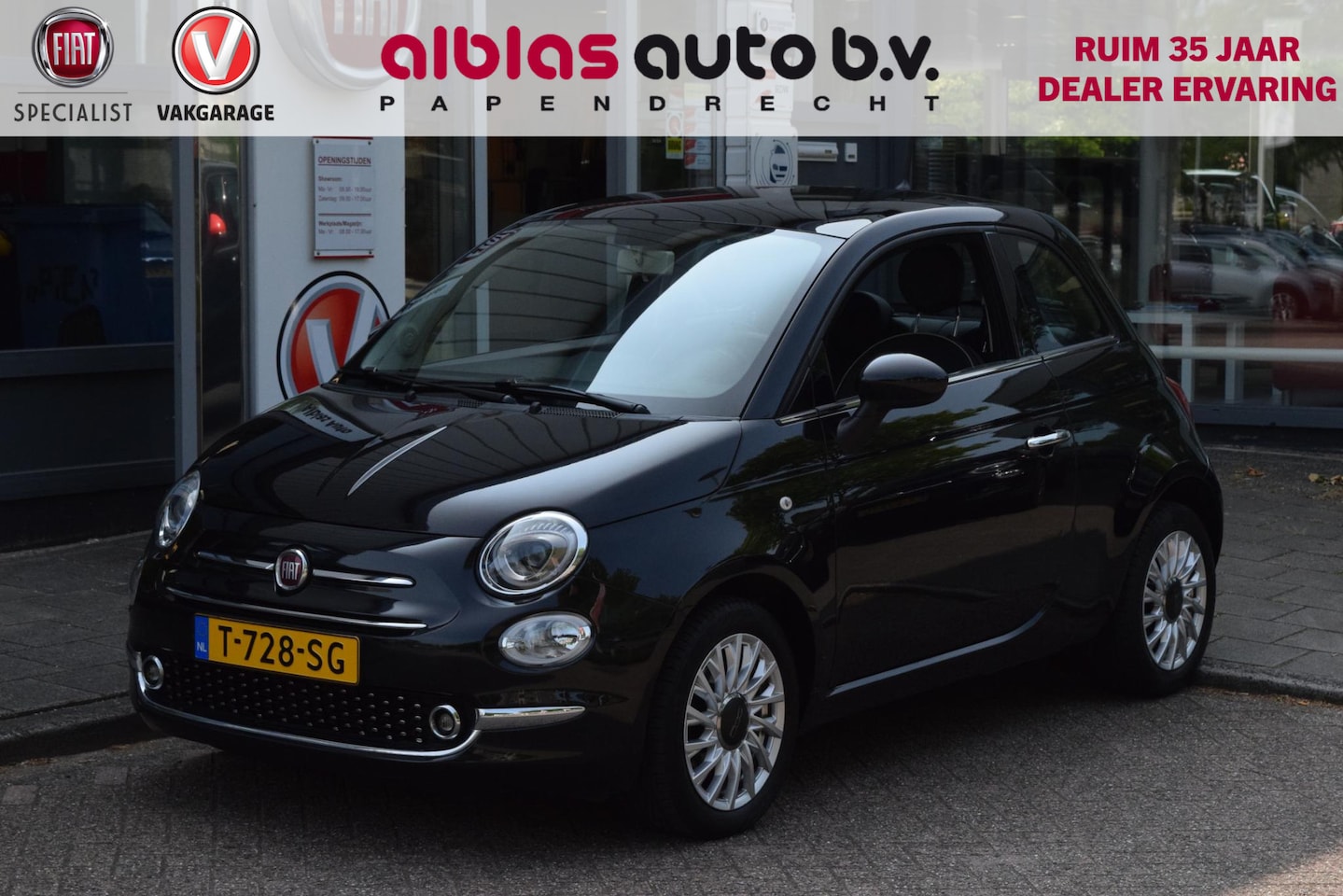 Fiat 500 - 1.2 Lounge|Pano|Cruise|PDC|Bluetooth - AutoWereld.nl