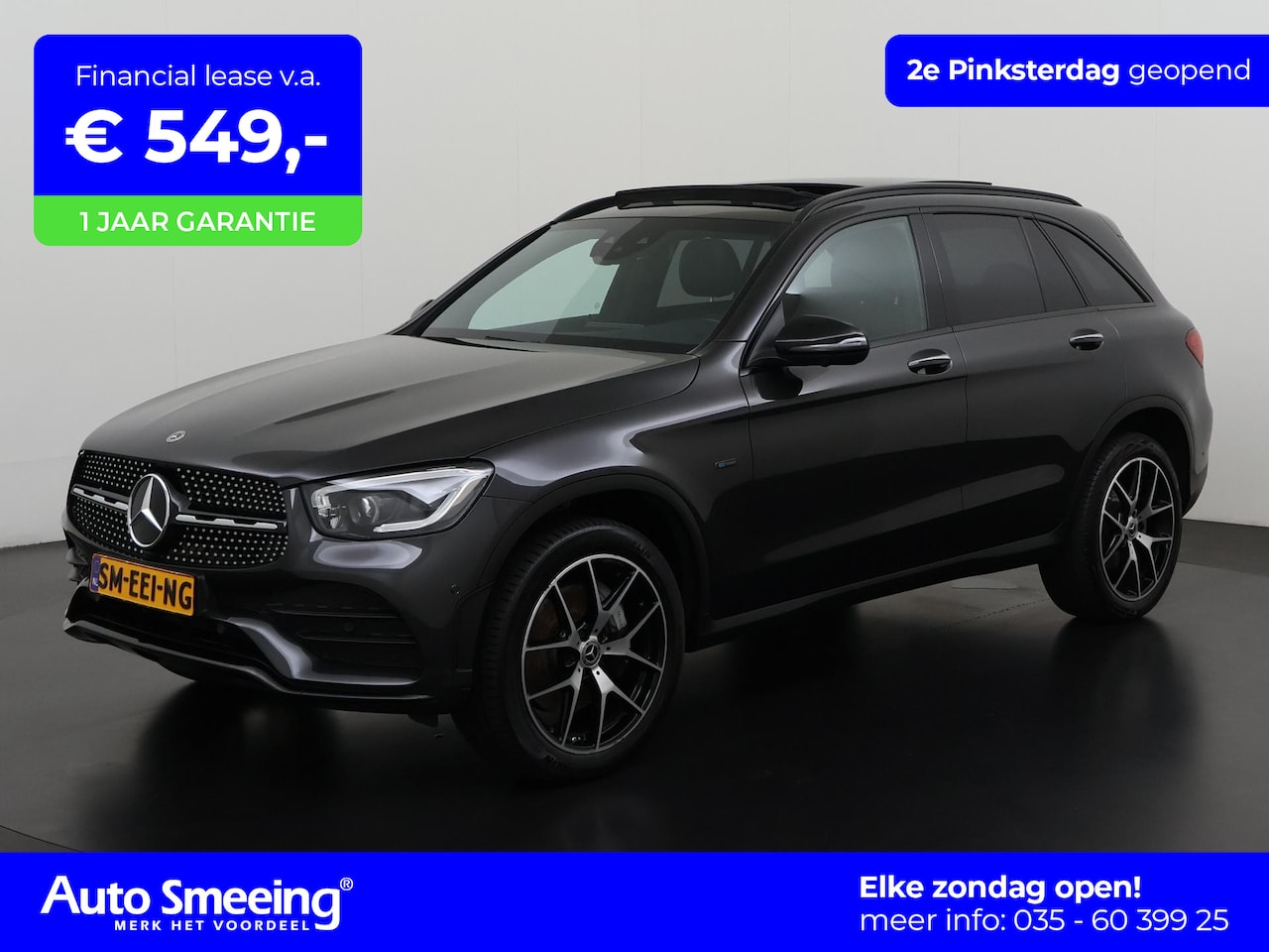 Mercedes-Benz GLC-klasse - 300e 4MATIC AMG Night | Panoramadak | Leder | Burmester Audio | Zondag Open! - AutoWereld.nl