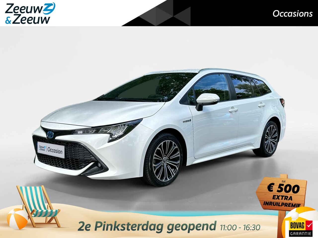 Toyota Corolla Touring Sports - 1.8 Hybrid Dynamic | hybrid | stoelverwarming | nav | tel | lichtmetalen velgen | climate - AutoWereld.nl