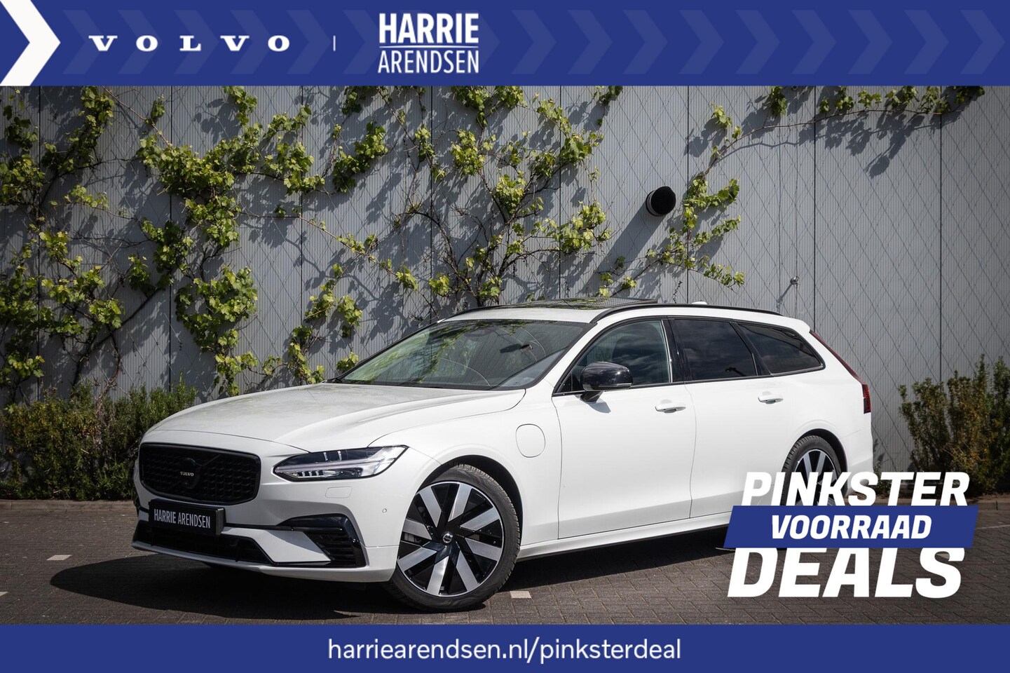 Volvo V90 - T6 Plug-in hybrid AWD Ultra Dark | Adaptieve Cruise Control | BLIS Dodehoek Detectie | Hea - AutoWereld.nl