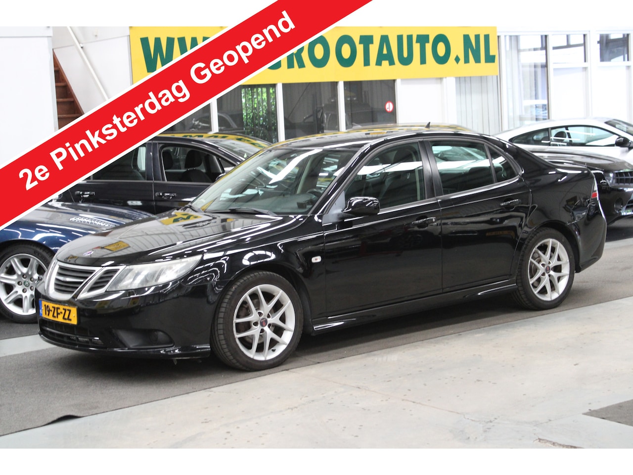 Saab 9-3 Sport Sedan - 1.8t Intro Edition Aircom Cruise control, Leer/ Stof - AutoWereld.nl