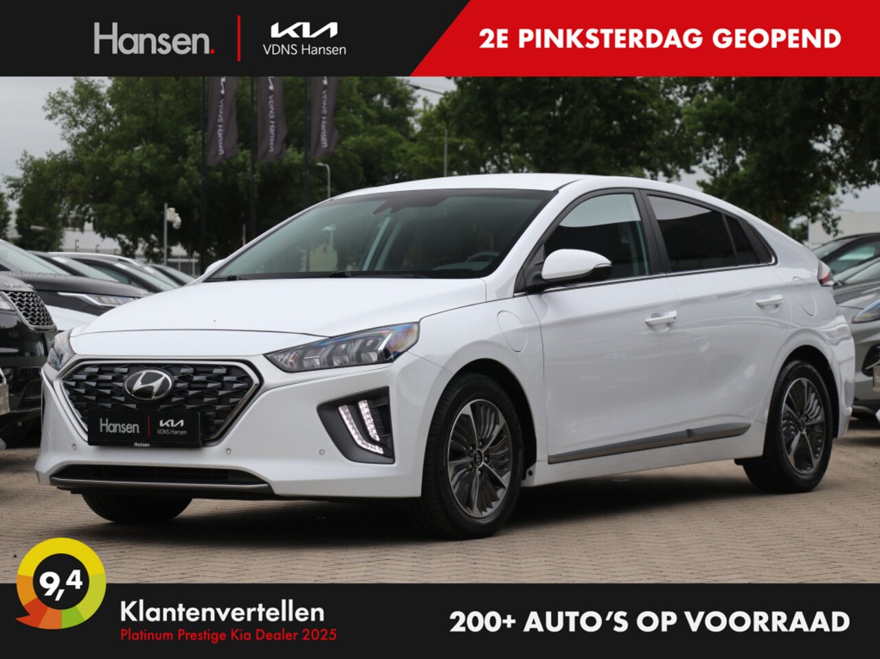 Hyundai IONIQ - 1.6 GDi PHEV Premium I Leder I Infinity I Navi I Keyless - AutoWereld.nl