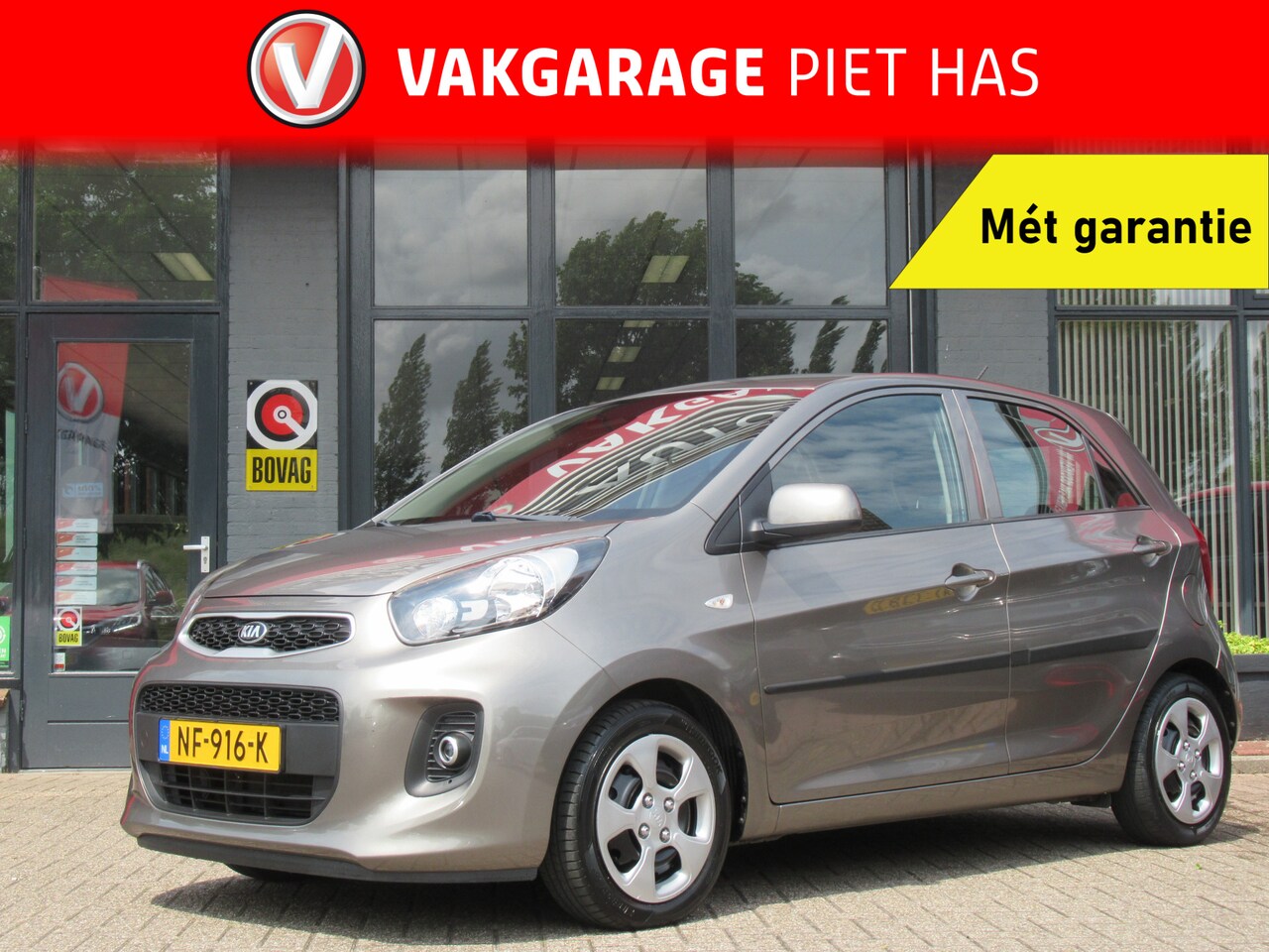 Kia Picanto - 1.0 CVVT EconomyPlusLine | Airco | Radio-CD | Trekhaak | Incl. Garantie | Metallic Lak | - AutoWereld.nl