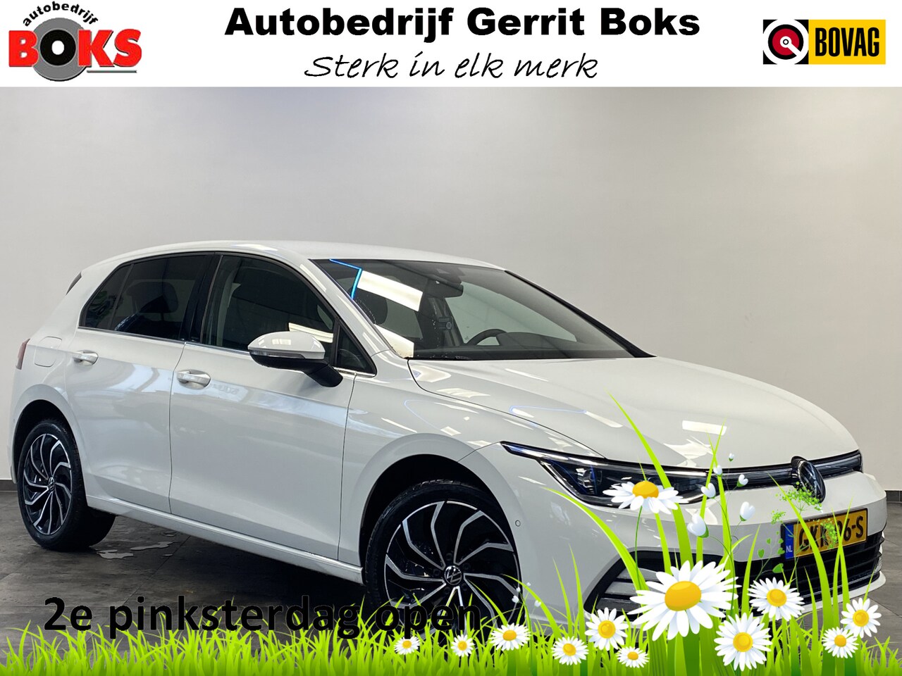Volkswagen Golf - 1.4 eHybrid Style VCP Navigatie Cruise Control 17LMV Sfeerverlichting Flippers bediening ! - AutoWereld.nl