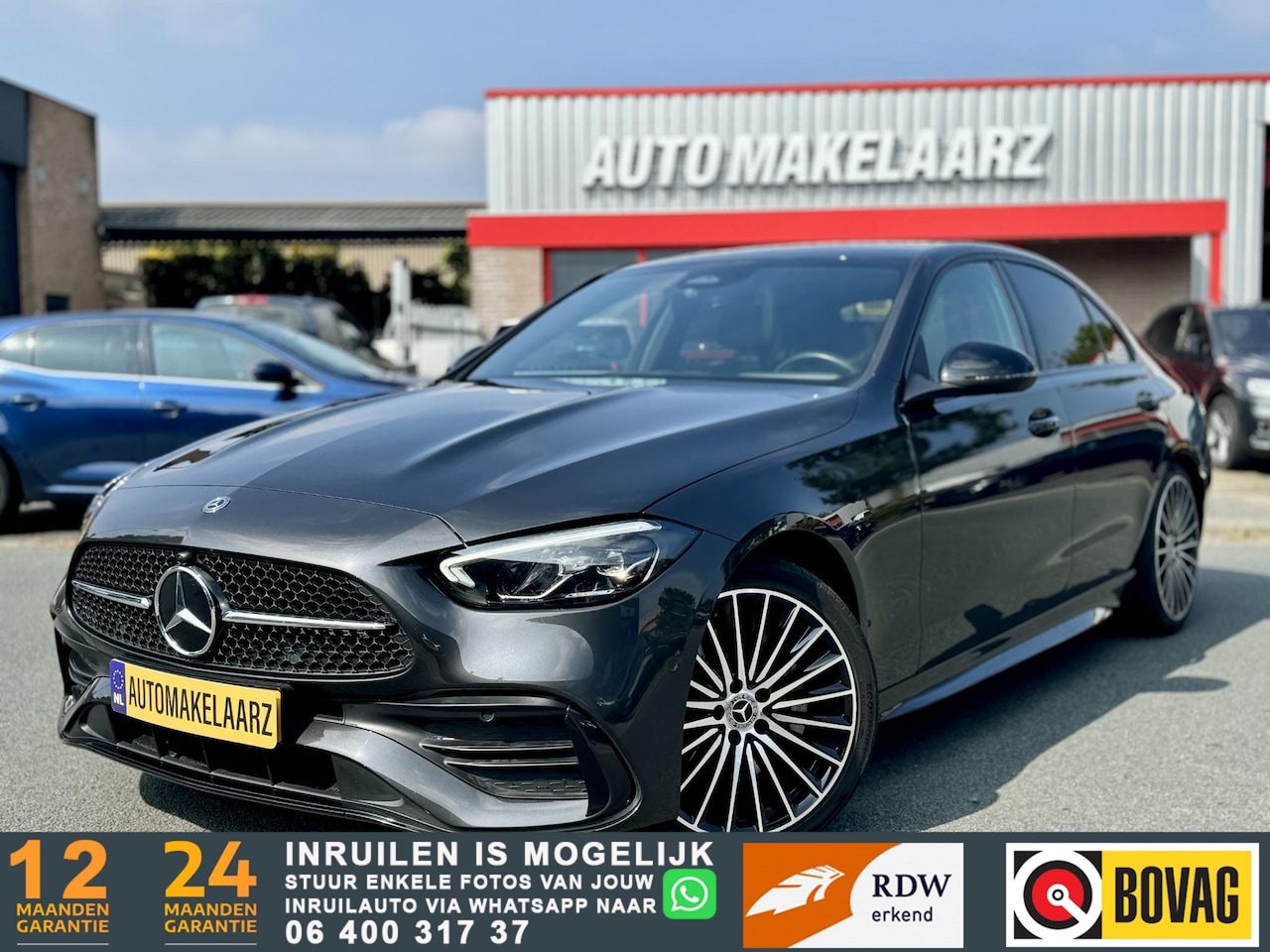 Mercedes-Benz C-klasse - 180 AMG PANO BLINDSP. SFEER BURMEISTER - AutoWereld.nl