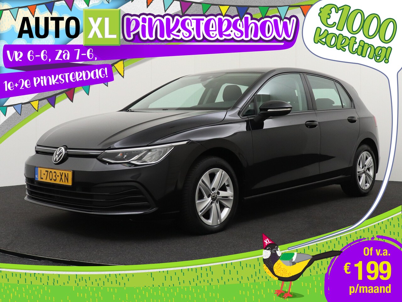 Volkswagen Golf - 1.0 111 PK Aut. eTSI Navi Carplay Sfeerverlichting Park. Sens  1 - AutoWereld.nl