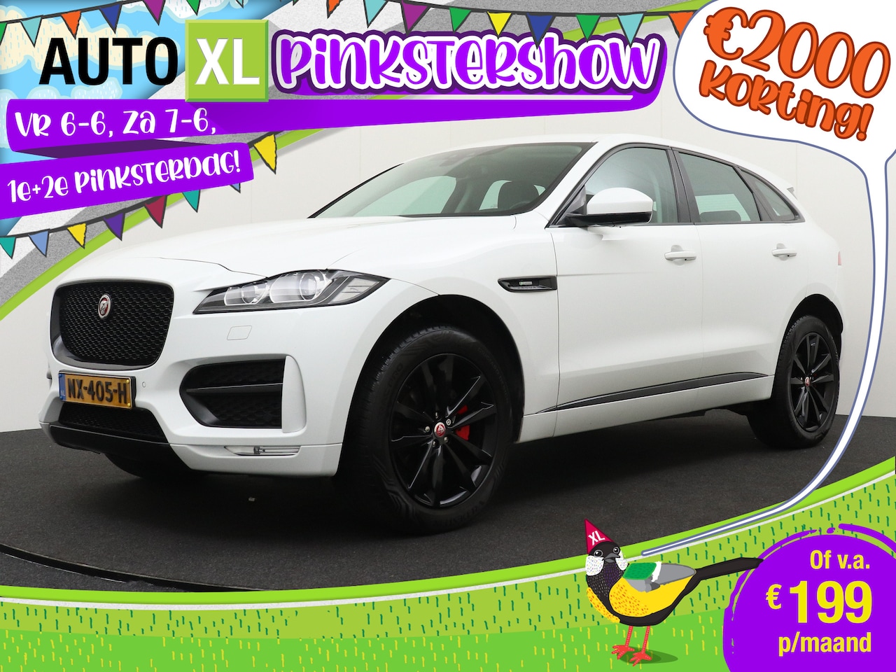 Jaguar F-Pace - 2.0 Portfolio AWD 20d Camera Trekhaak H-Leder Xenon 2 - AutoWereld.nl
