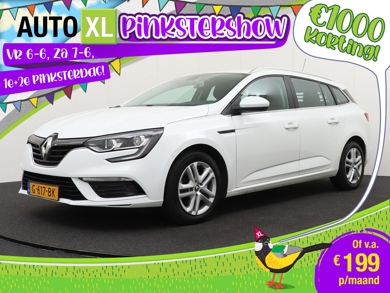 Renault Mégane Estate - 1.5 116 PK Zen Carplay Navi Trekhaak Climate PDC - AutoWereld.nl