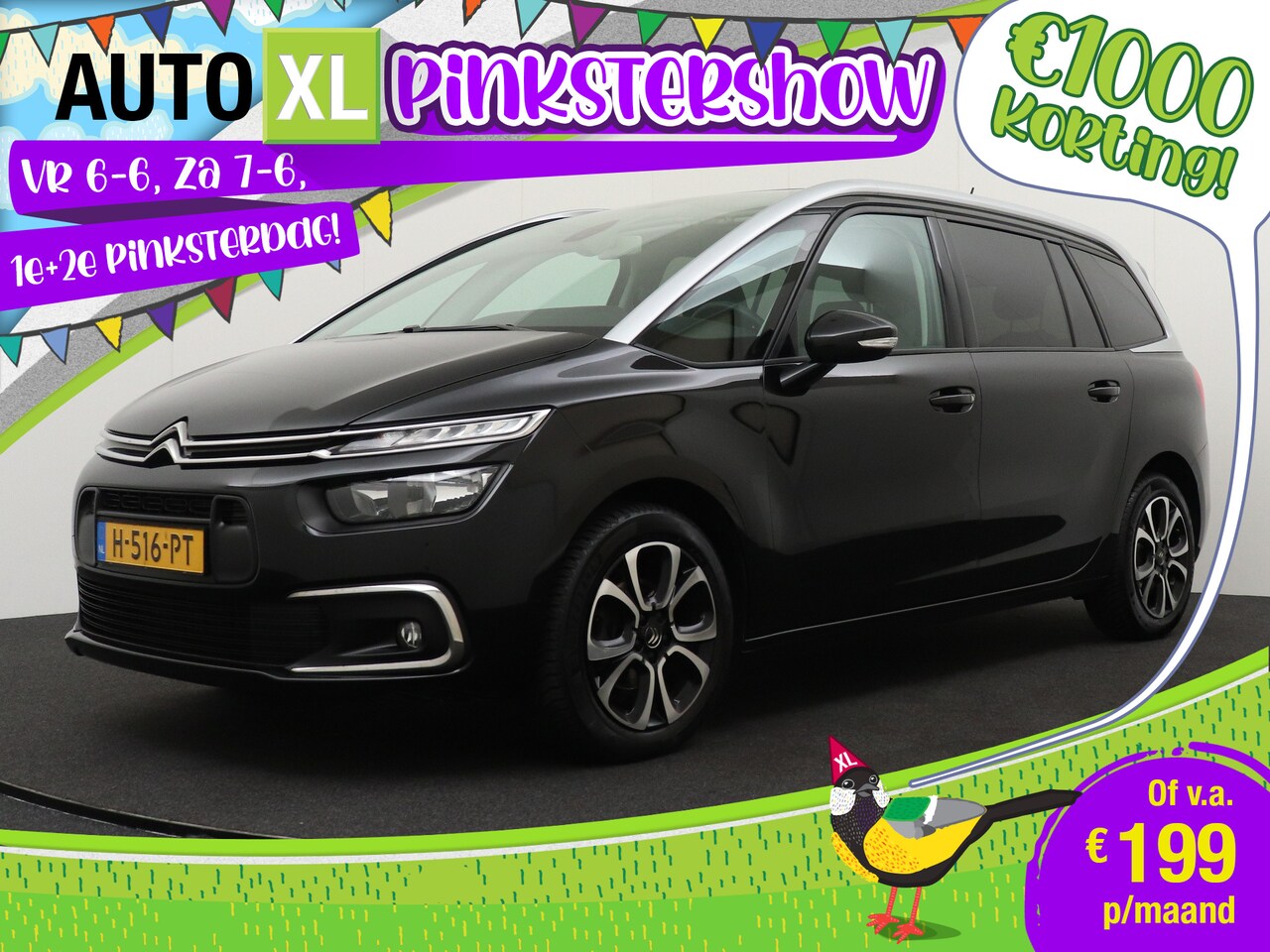 Citroën Grand C4 SpaceTourer - 1.2 Business+ 7-P Pano-voorruit Carplay Trekhaak 1 - AutoWereld.nl