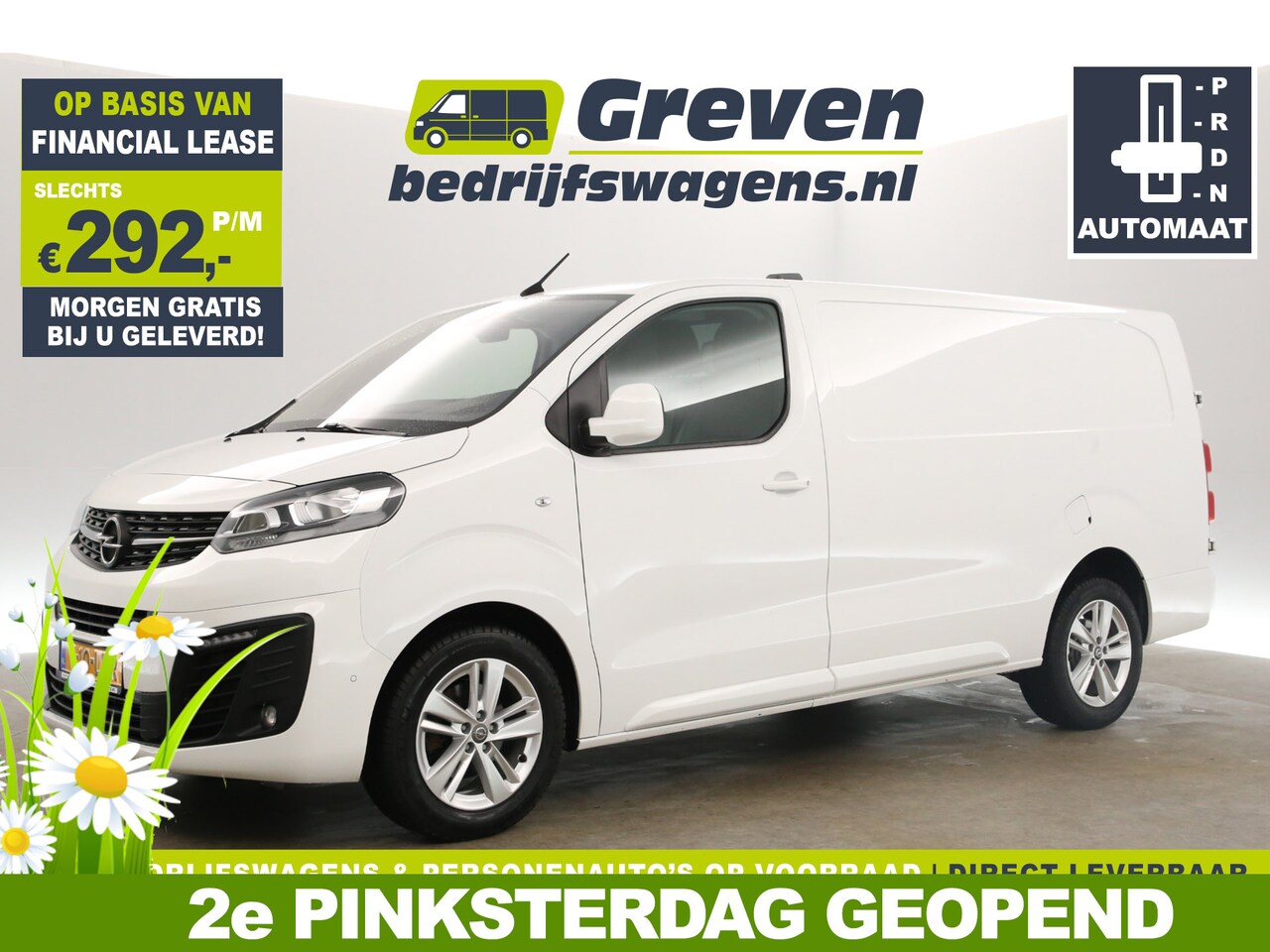Opel Vivaro - 2.0 CDTI L3H1 177PK Automaat Airco 360Camera Cruise Carplay Navi PDC 3 Persoons LED 17"LMV - AutoWereld.nl