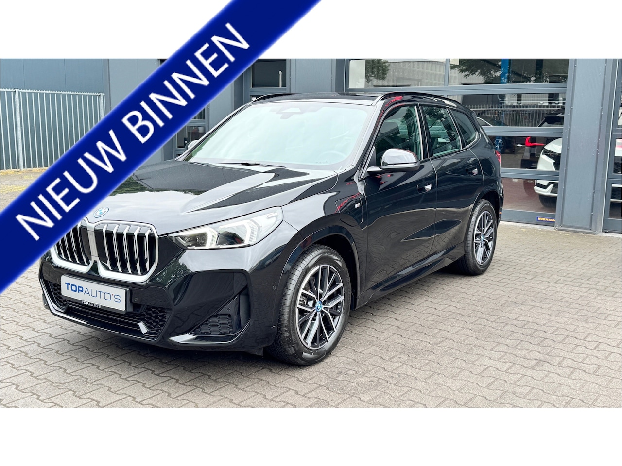 BMW X1 - XDRIVE 25E M-SPORT LED ELEK.KLEP NAVI STOELVERW M-SHADOW LINE CARPLAY/ANDROID ZWARTE.HEMEL - AutoWereld.nl