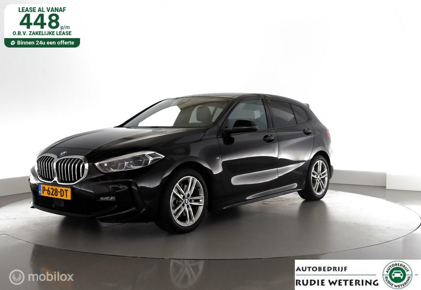 BMW 1-serie - 118i Automaat M-Sport Business Ed. Led|leer|cam|nav|dab|ecc|lmv17 - AutoWereld.nl