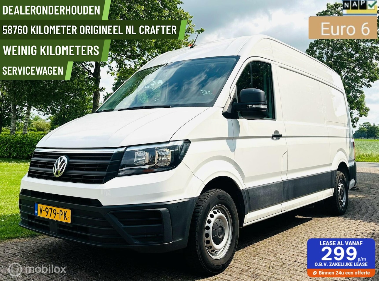 Volkswagen Crafter - Bestel 35 2.0 TDI L3H3 Trendline - AutoWereld.nl