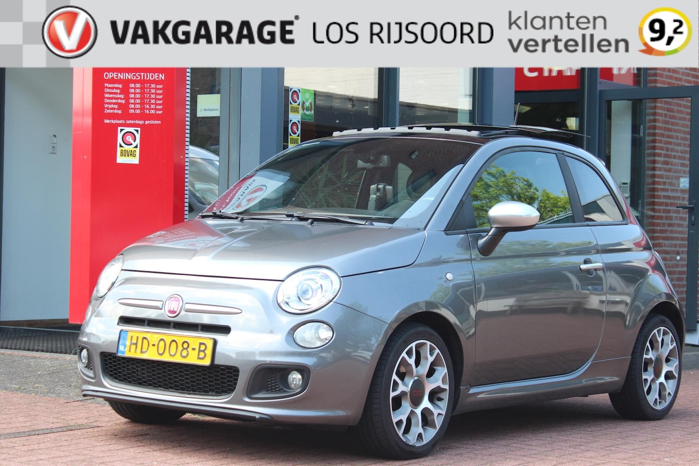 Fiat 500 - 0.9Twinair Turbo *500S* | Door ons OH | Schuifdak | Climate Control | Privacy | Iso-Fix | - AutoWereld.nl