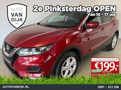 Nissan Qashqai - 1.3 DIG-T Tekna + AIRCO NAVI CRUISE BLUETOOTH MULTI STUUR VELGEN PRIVACYGLAS ZEER NETTE AU