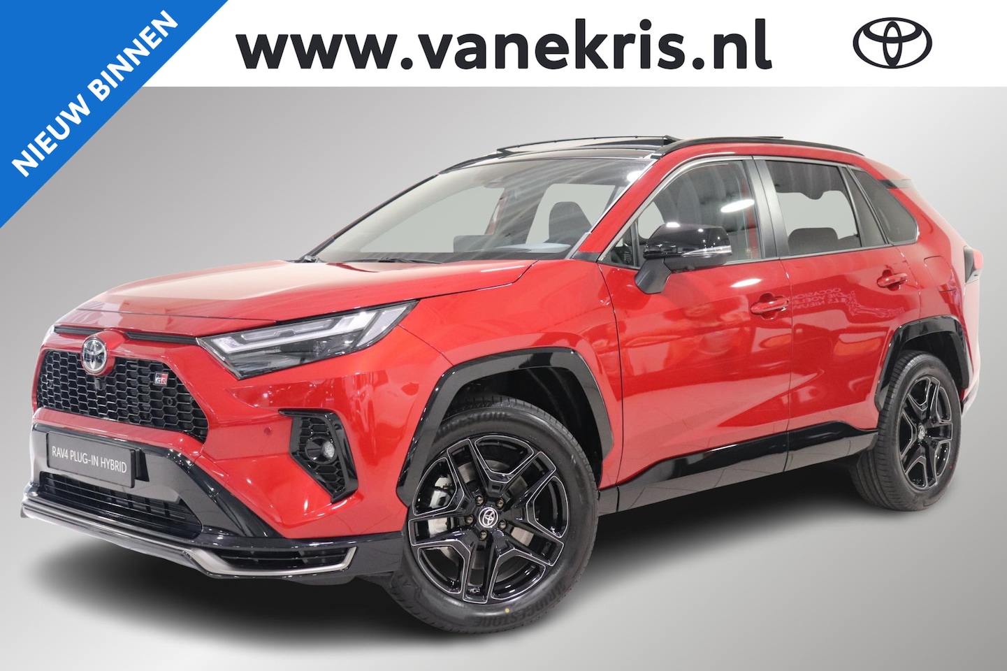 Toyota RAV4 - 2.5 Plug-in Hybrid AWD GR SPORT 2.5 Plug-in Hybrid AWD GR SPORT, €2000,- Inruilpremie, Blind Spot, JBL, Pano, Stuur & Stoe - AutoWereld.nl
