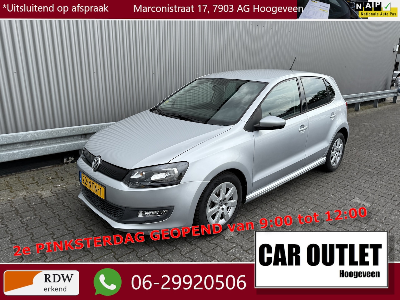Volkswagen Polo - 1.2 TDI BlueMotion Comfortline 5-Drs 155Dkm. A/C, CC, Multimedia, Navi, nw. APK – Inruil M - AutoWereld.nl