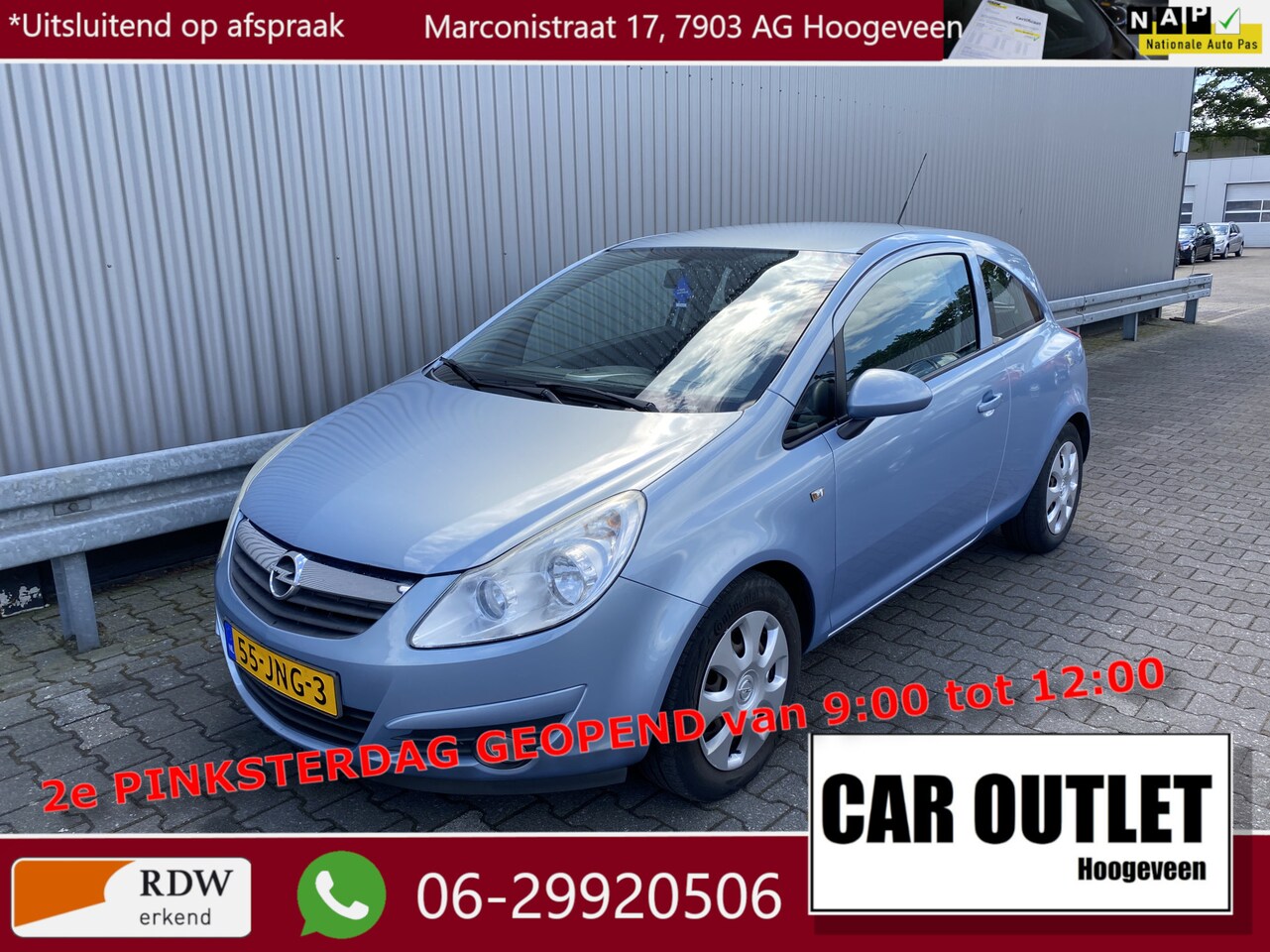 Opel Corsa - 1.4-16V Enjoy A/C, CC, Trekh & Nieuwe APK – Inruil Mogelijk – - AutoWereld.nl
