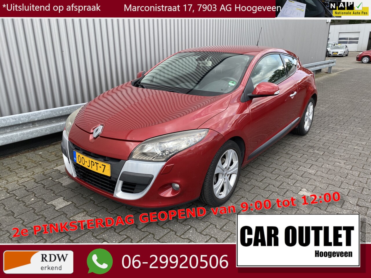 Renault Mégane Coupé - 1.6 Dynamique 146Dkm.NAP, Clima, CC, PDC, LM, nw. APK – Inruil Mogelijk – - AutoWereld.nl