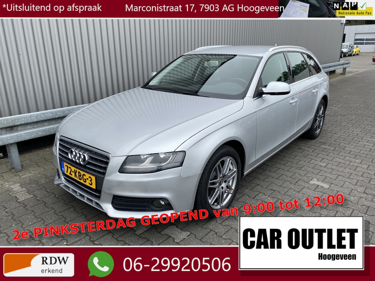 Audi A4 Avant - 1.8 TFSI Pro Line Business Clima, Navi, CC, PDC, LM, Afn.Trekh, nw. APK – Inruil Mogelijk - AutoWereld.nl
