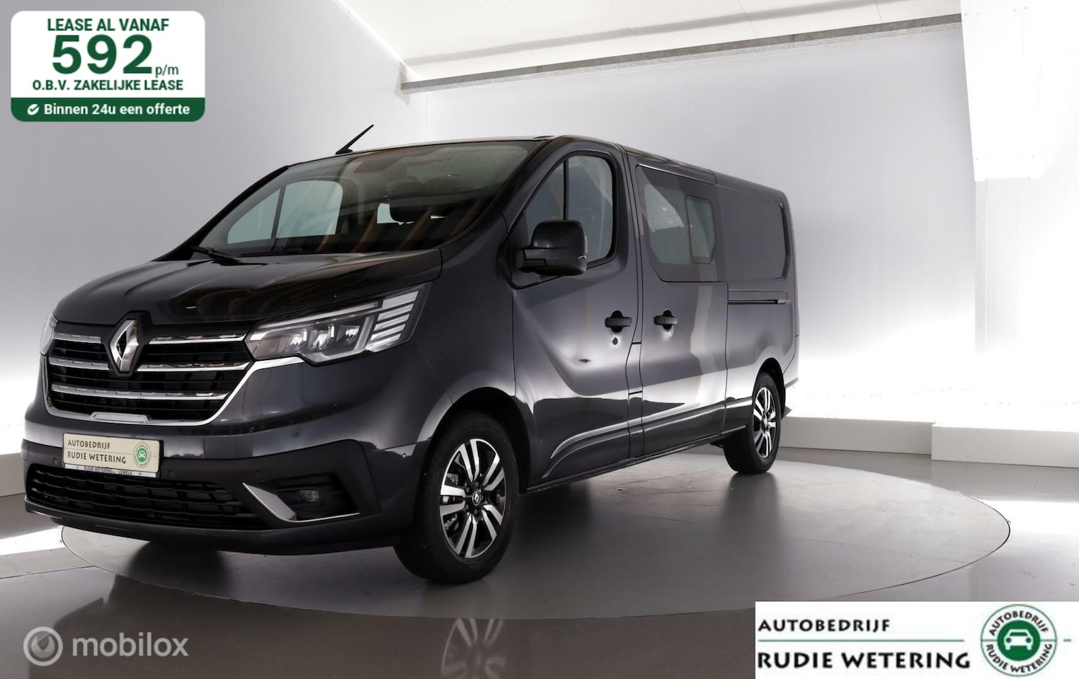 Renault Trafic - 2.0 dCi 170 Automaat T30 L2H1 Luxe Dubbel Cabine trekhaak|led|cam|nav|lmv17 - AutoWereld.nl