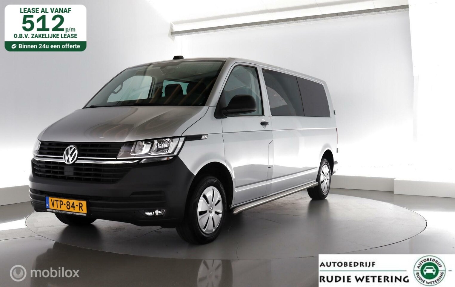 Volkswagen Transporter - 2.0 TDI L2H1 DC Comfortline 6-pers.|trekhaak|nav|dab|pdc. - AutoWereld.nl