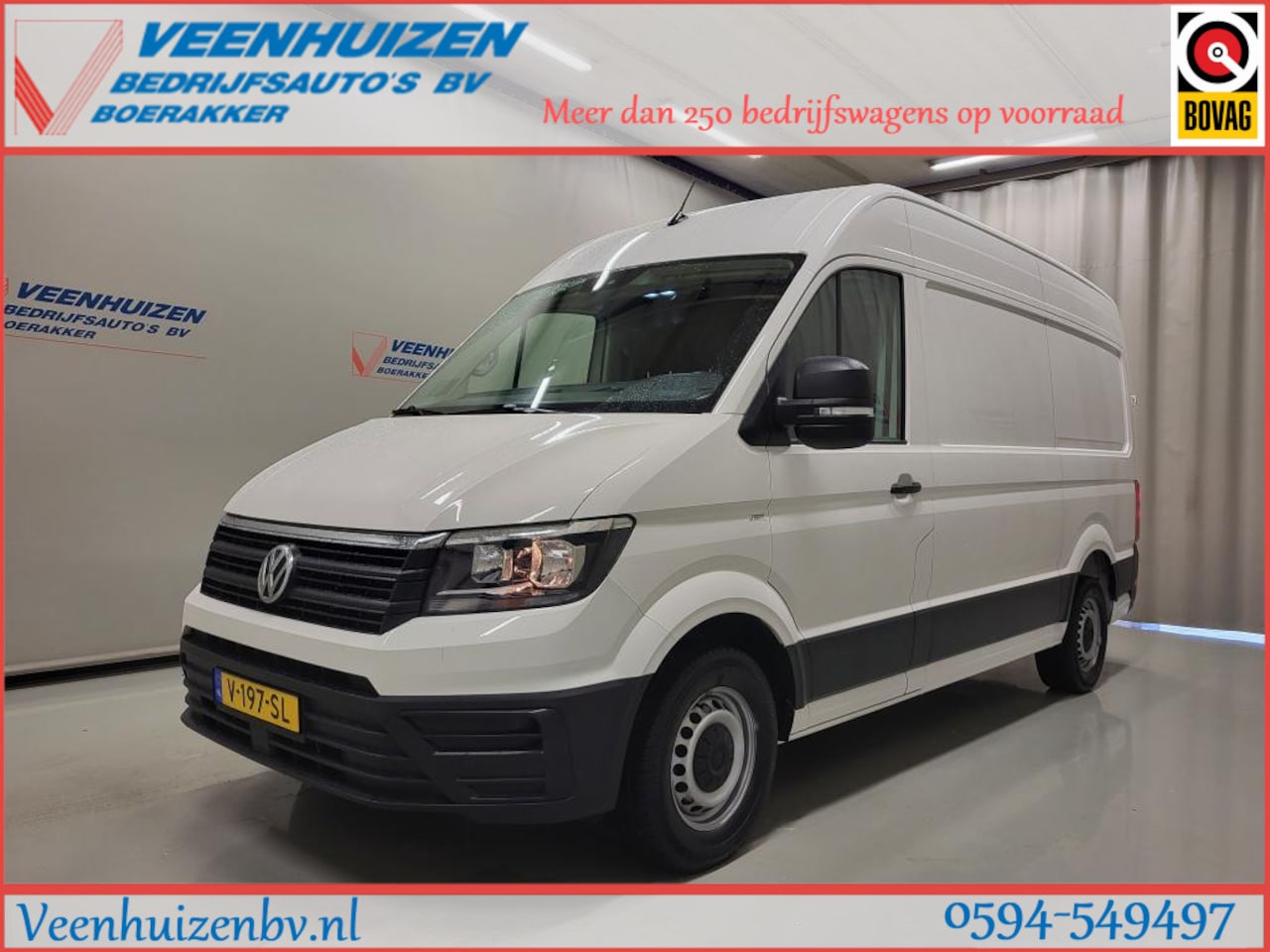 Volkswagen Crafter - 2.0TDI 177pk L3/H3 3500kg Trekkracht Euro 6! - AutoWereld.nl