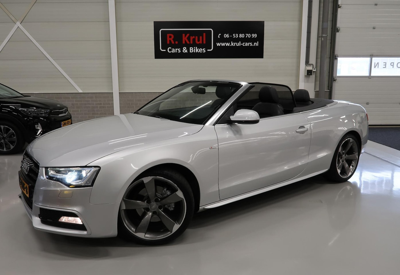 Audi A5 Cabriolet - 1.8 TFSI Pro Line S 2x S Line Zwart Leer NL-auto NAP 19 inch Rotor velgen Stoelverwarming - AutoWereld.nl