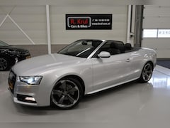 Audi A5 Cabriolet - 1.8 TFSI Pro Line S 2x S Line Zwart Leer NL-auto NAP 19 inch Rotor velgen Stoelverwarming