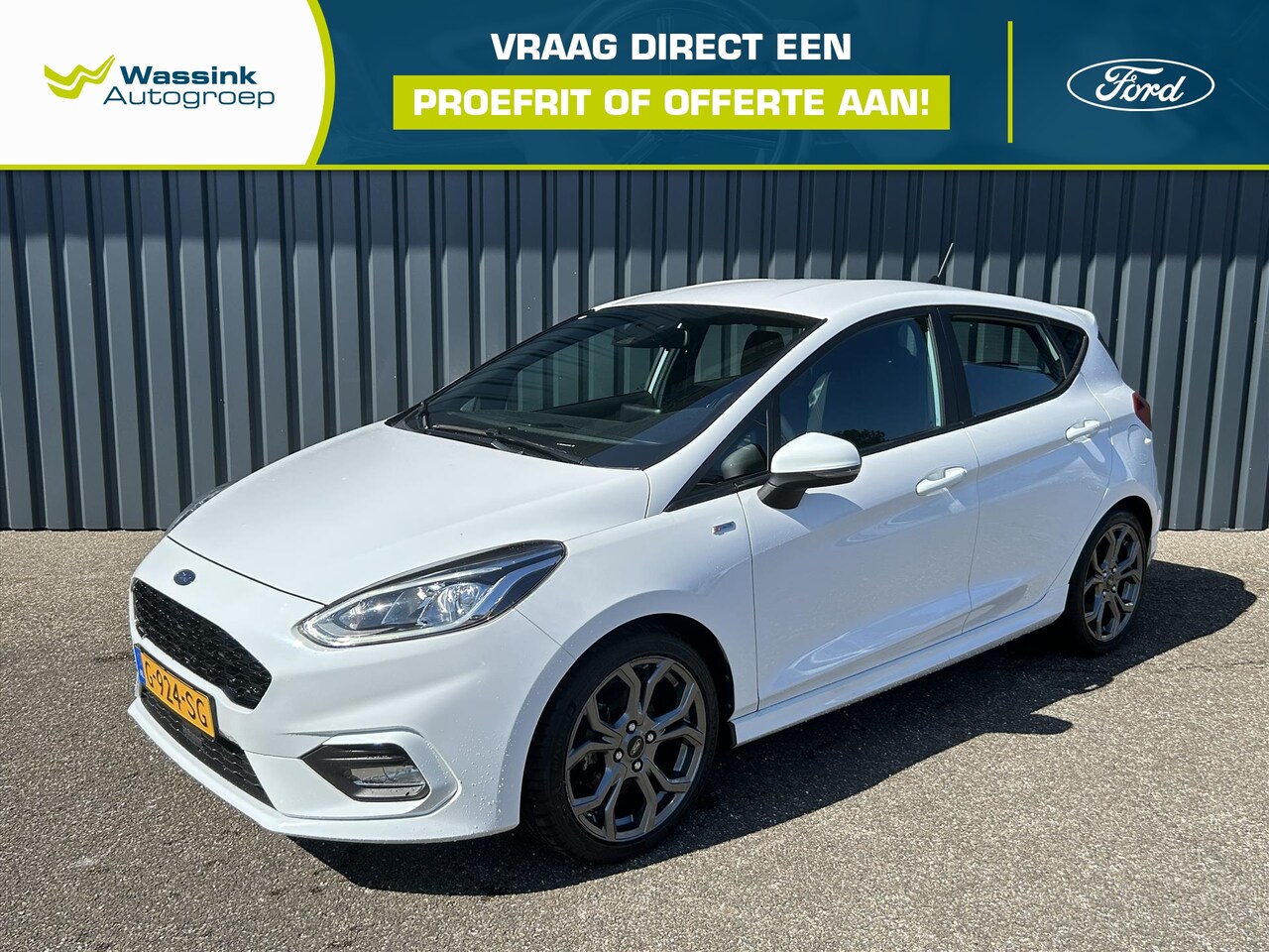 Ford Fiesta - 1.0 EcoBoost 100pk 5dr ST-Line I All Season I Parkeersensoren I Navigatie I Climate Contro - AutoWereld.nl