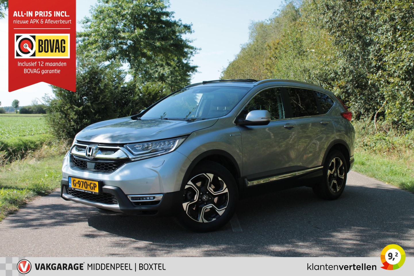 Honda CR-V - 2.0 Hybrid AWD Executive Pano | Camera | Trekhaak - AutoWereld.nl