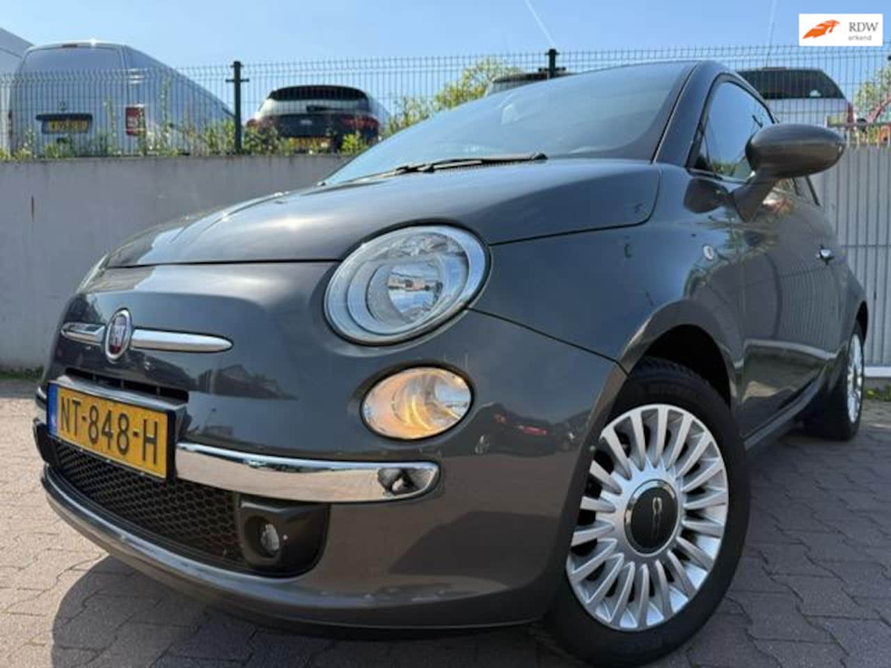 Fiat 500 - 1.2 Lounge/PANO/AIRCO/PDC/NIEUWE KOPELLING/NETTE AUTO/ - AutoWereld.nl
