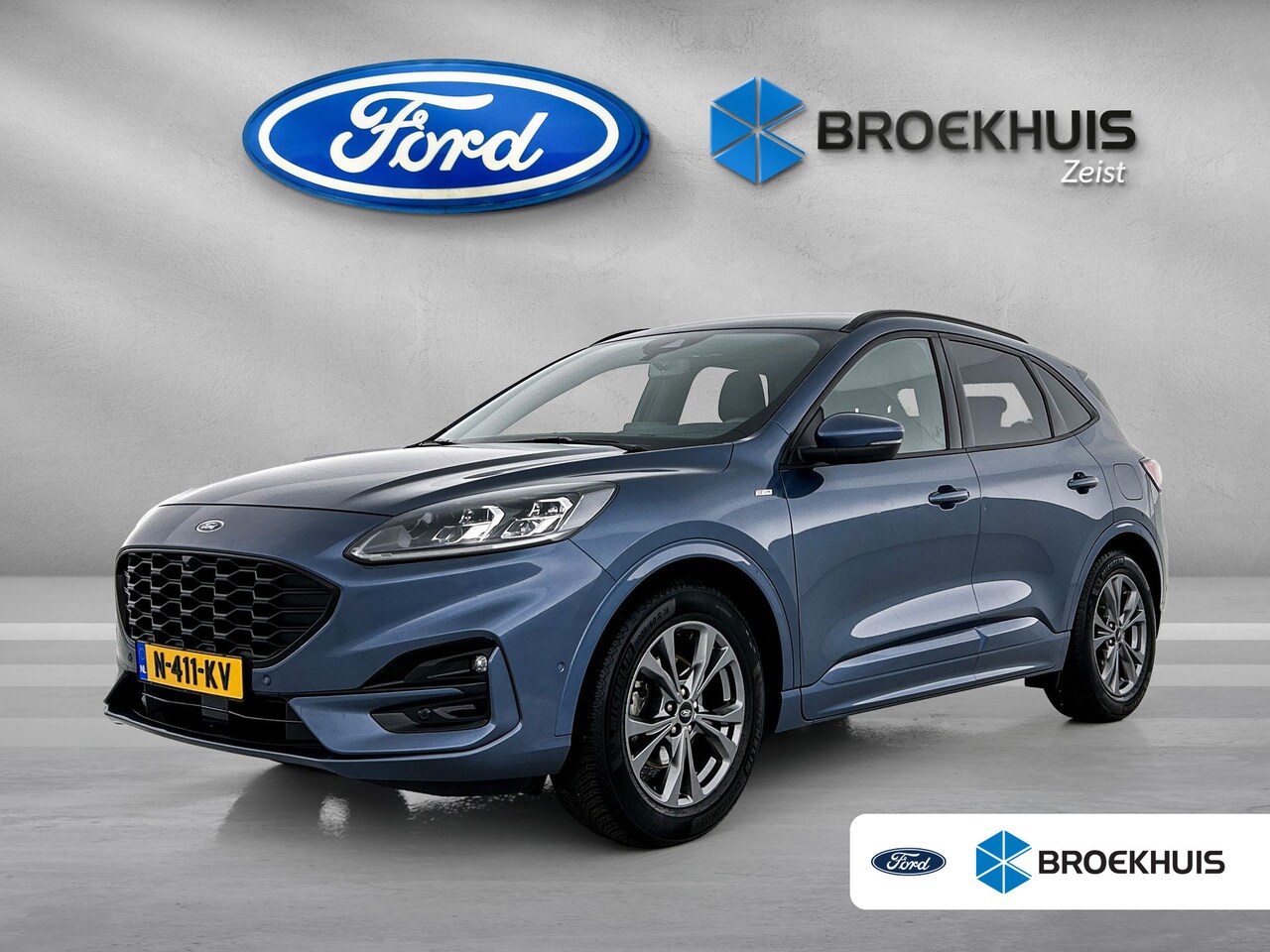 Ford Kuga - 1.5 EcoBoost ST-Line X | 100% dealer o.h. | All weather banden | Camera | Trekhaak | Adapt - AutoWereld.nl