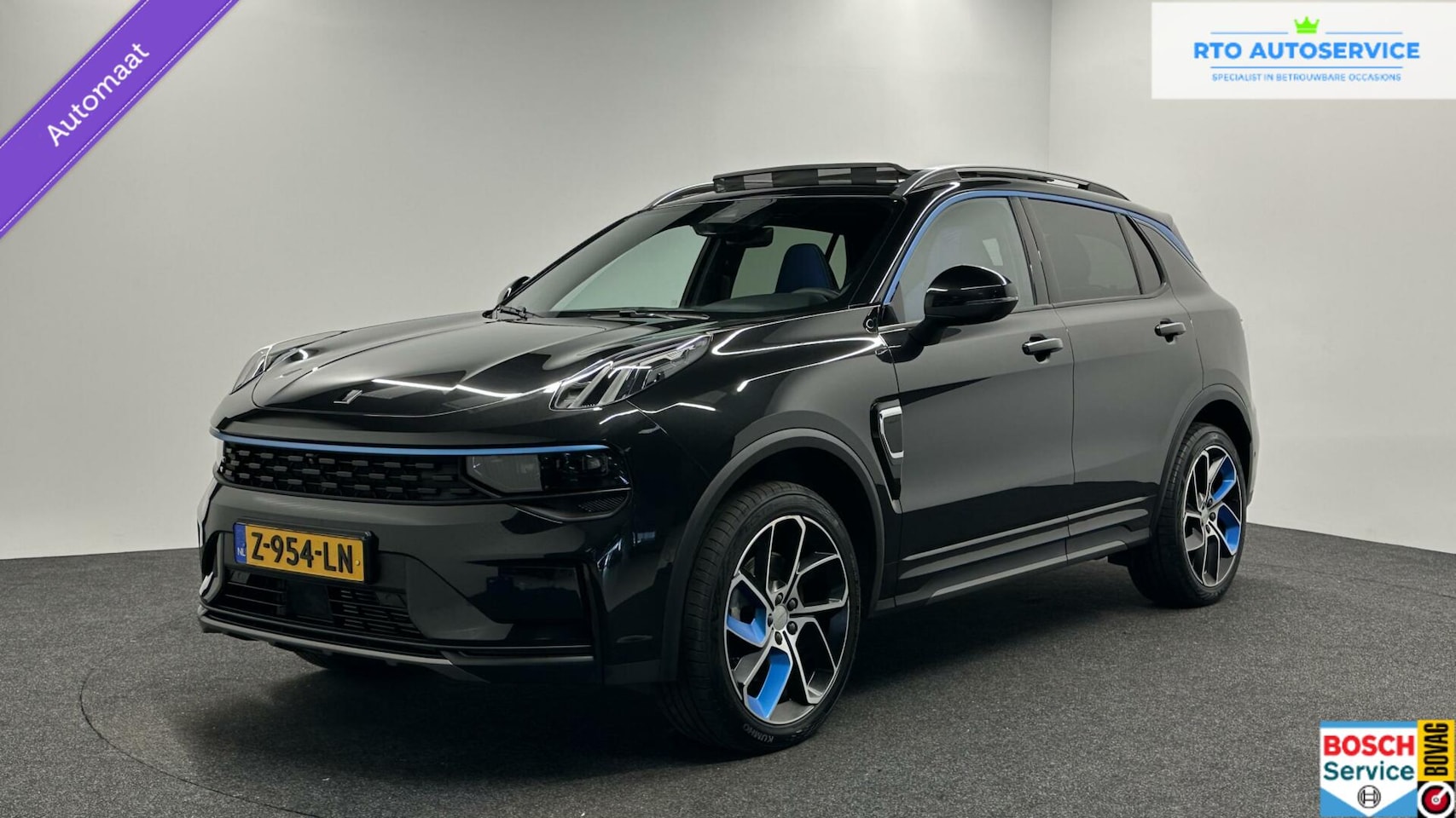Lynk & Co 01 - 1.5 261PK Plug-in Hybrid Zwarte hemel|360 Camera|Pano|AppleCarplay|Adaptive Cruise|Origine - AutoWereld.nl